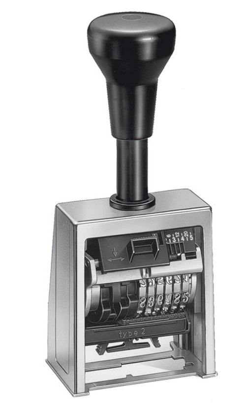 Reiner B6 6 karakteres sorszámozó