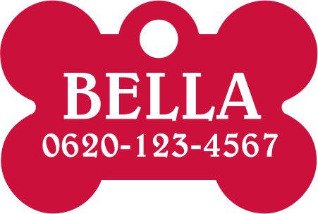 Kutya - macska biléta - Csont alakú