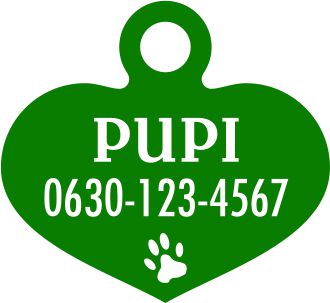 Kutya - macska biléta - Szív alakú