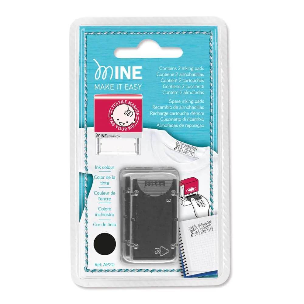 Textilbélyegzőhöz cserepárna, bliszter